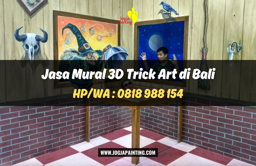 Jasa Mural 3D Trick Art di Bali