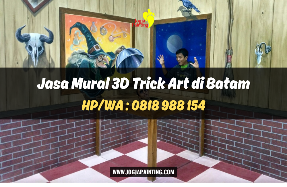Jasa Mural 3D Trick Art di Batam
