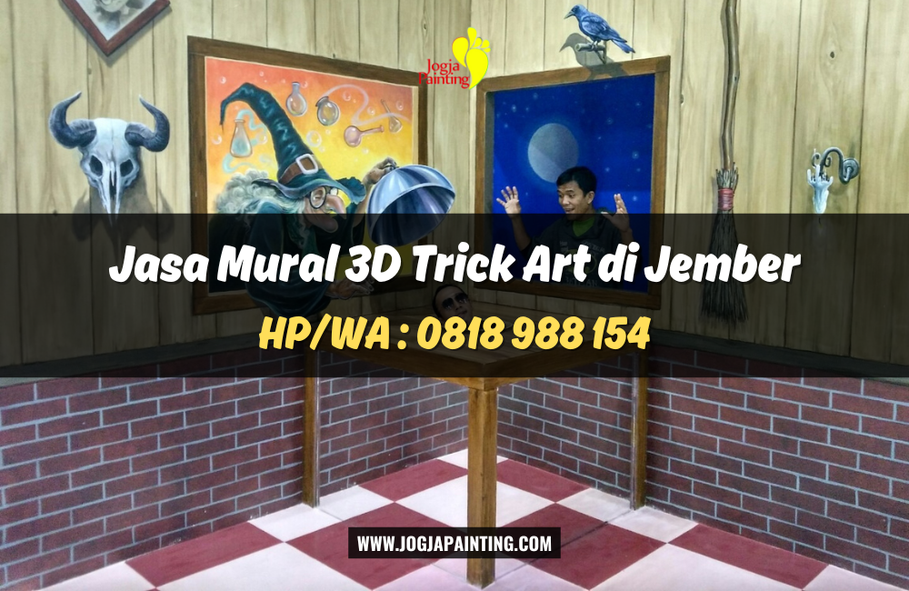 Jasa Mural 3D Trick Art di Jember