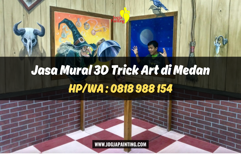 Jasa Mural 3D Trick Art di Medan