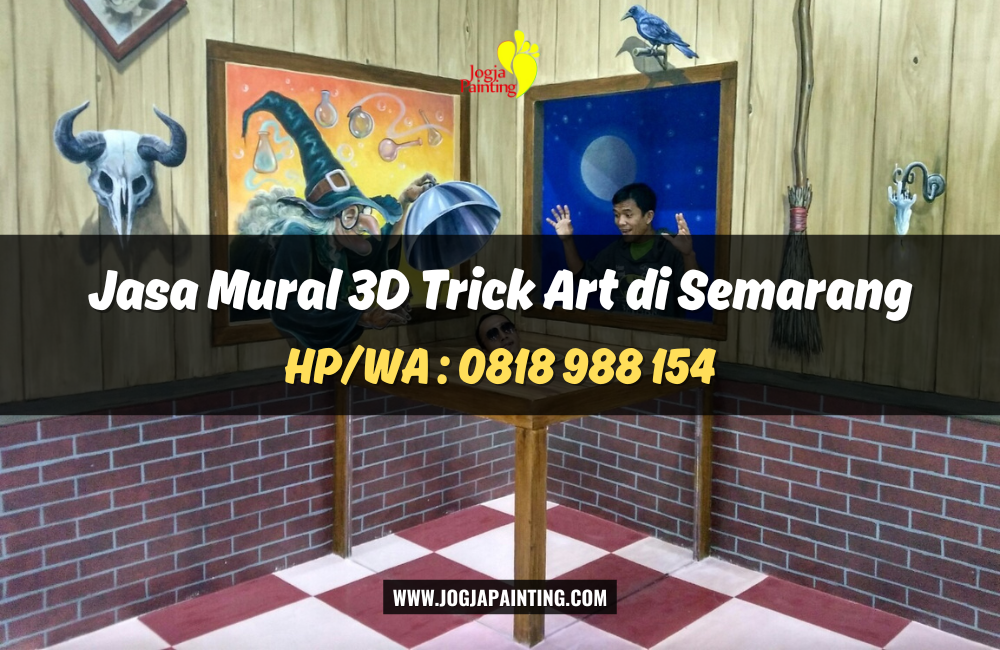 Jasa Mural 3D Trick Art di Semarang