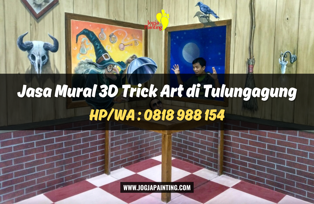 Jasa Mural 3D Trick Art di Tulungagung