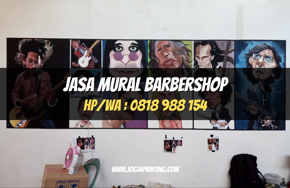 Jasa Mural Barbershop