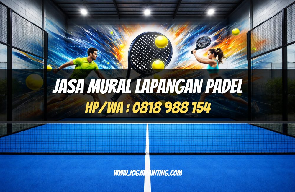 Jasa Mural Lapangan Padel